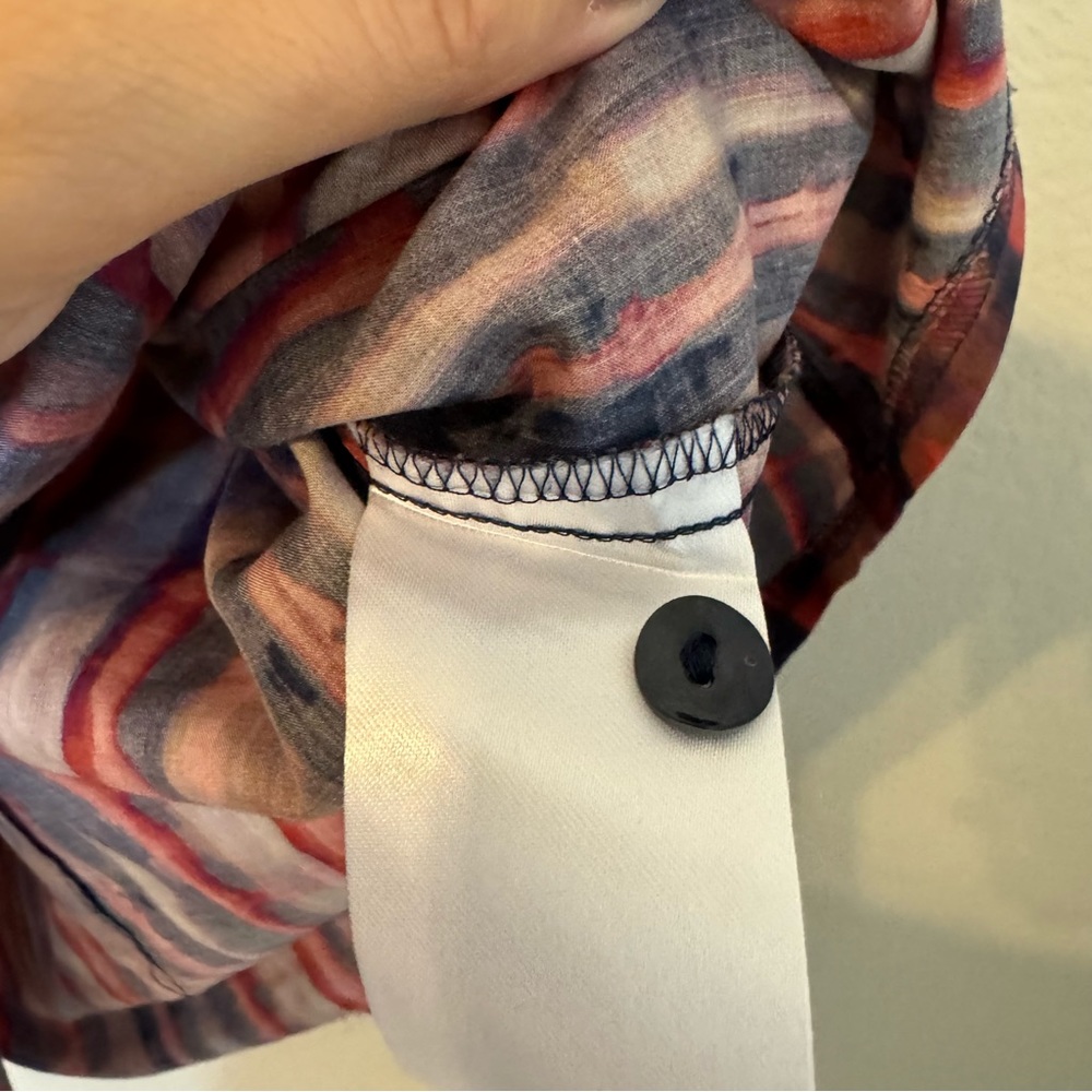 Georg Roth‎ Ruffle Sequin Button Down Shirt - Picture 2 of 5